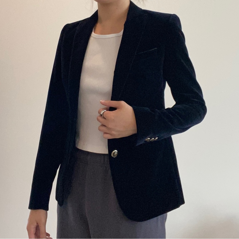 Massimo Dutti suede blazer